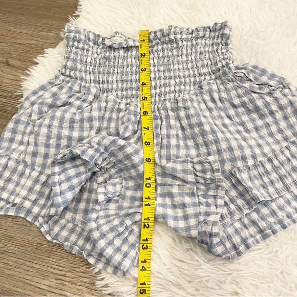 SINCERELEY JULES Gingham Check Ruffle Shorts Coastal Cowgirl Country Summer - Picture 6 of 8